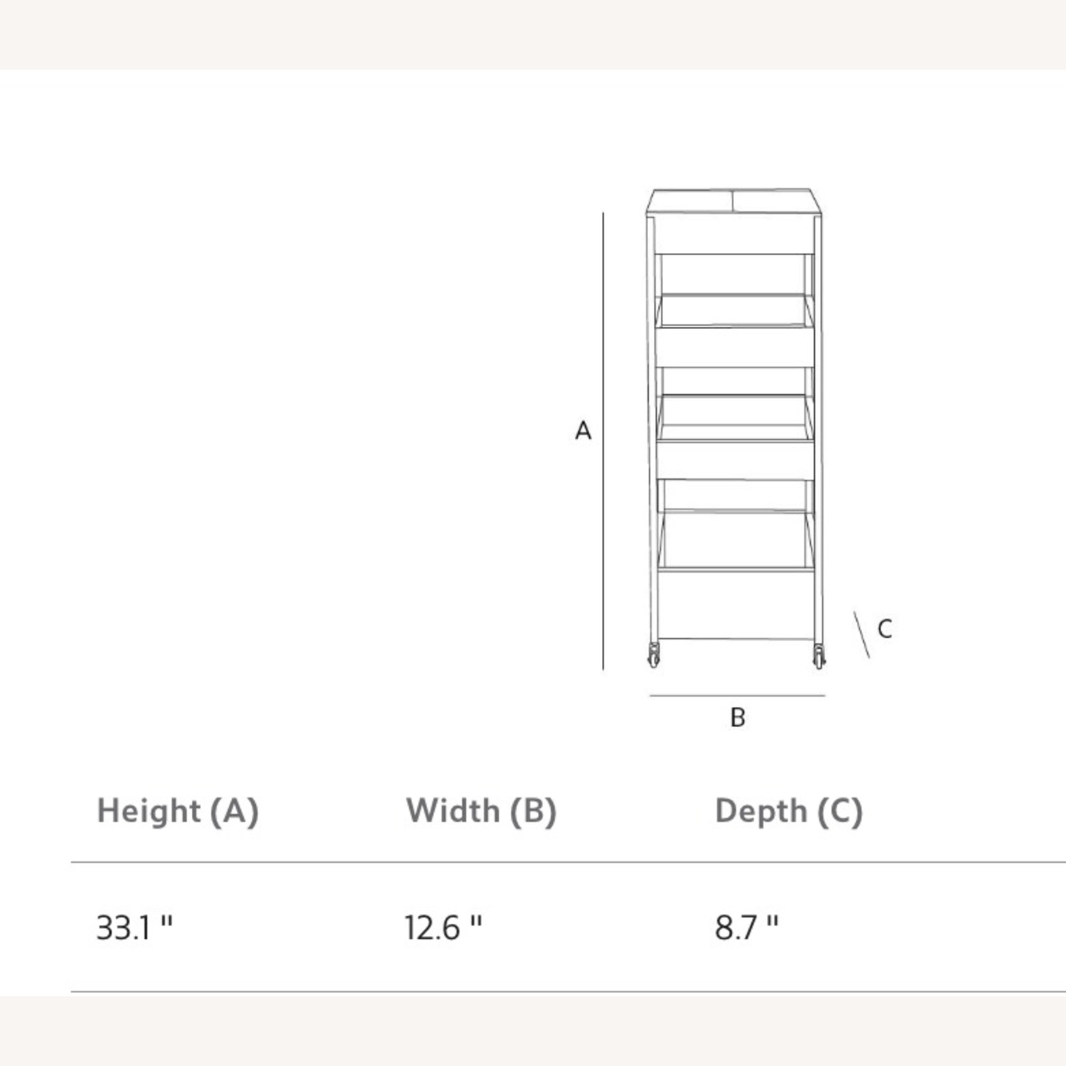 Zara Home Natural Wood Bar Cart - image-10