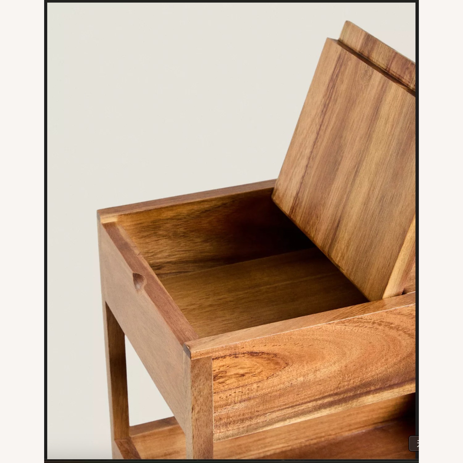 Zara Home Natural Wood Bar Cart - image-6