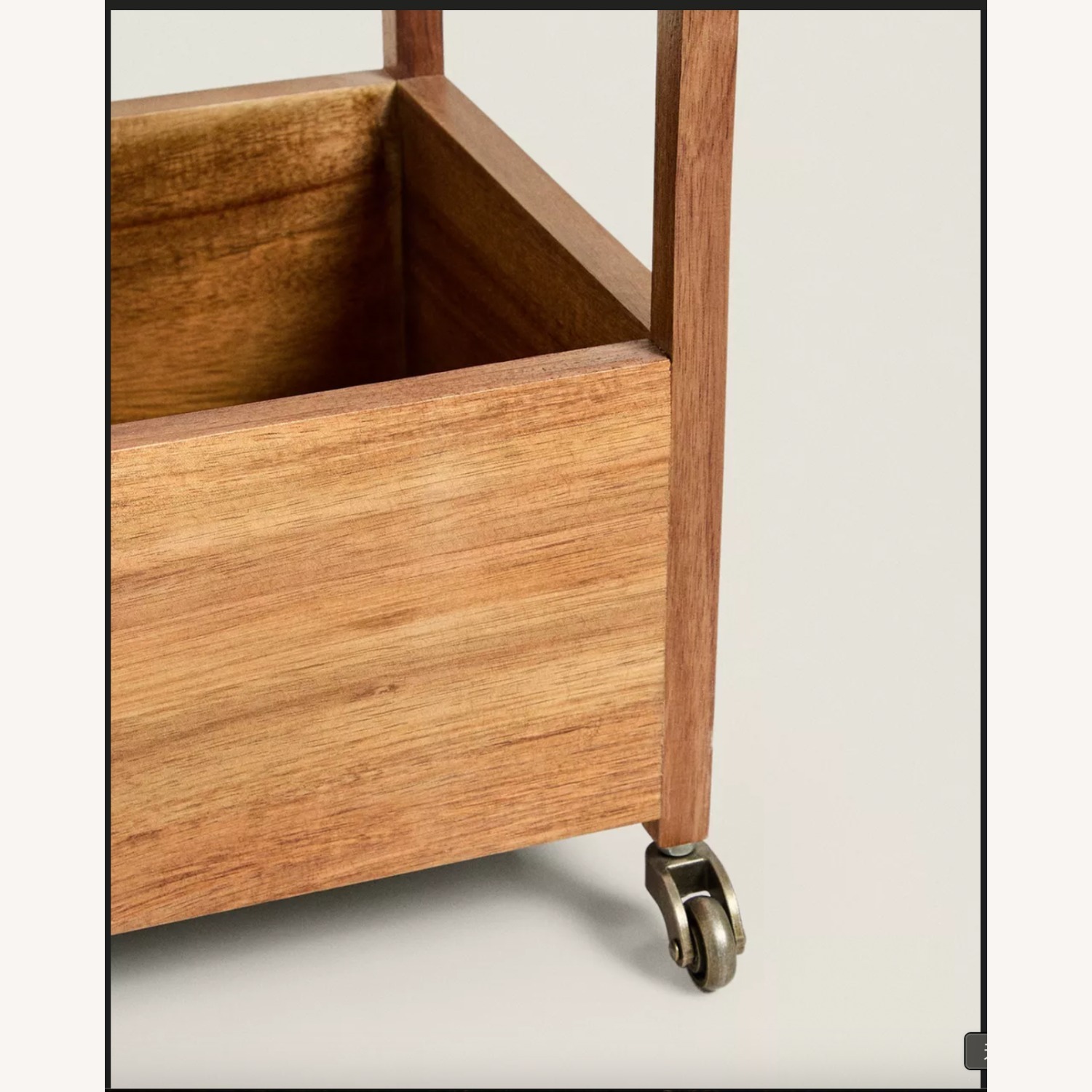 Zara Home Natural Wood Bar Cart - image-5