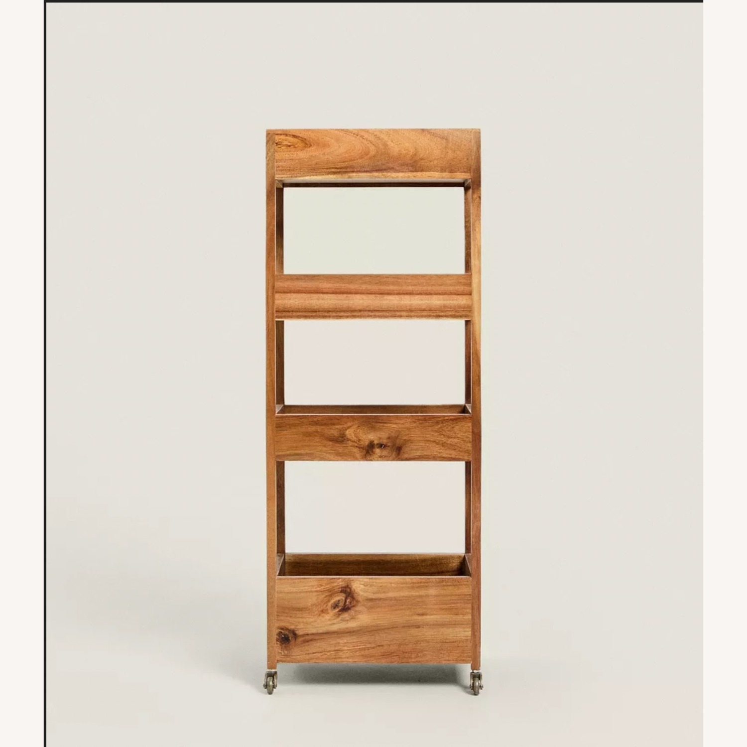 Zara Home Natural Wood Bar Cart - image-3