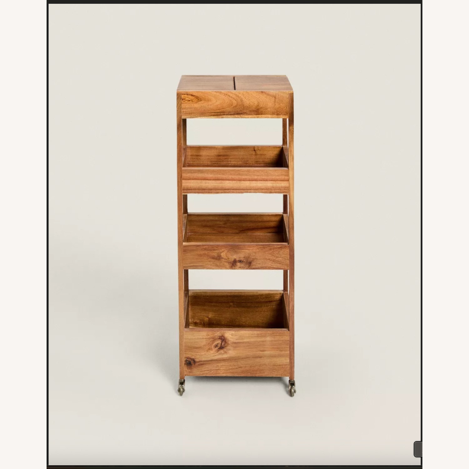 Zara Home Natural Wood Bar Cart - image-4