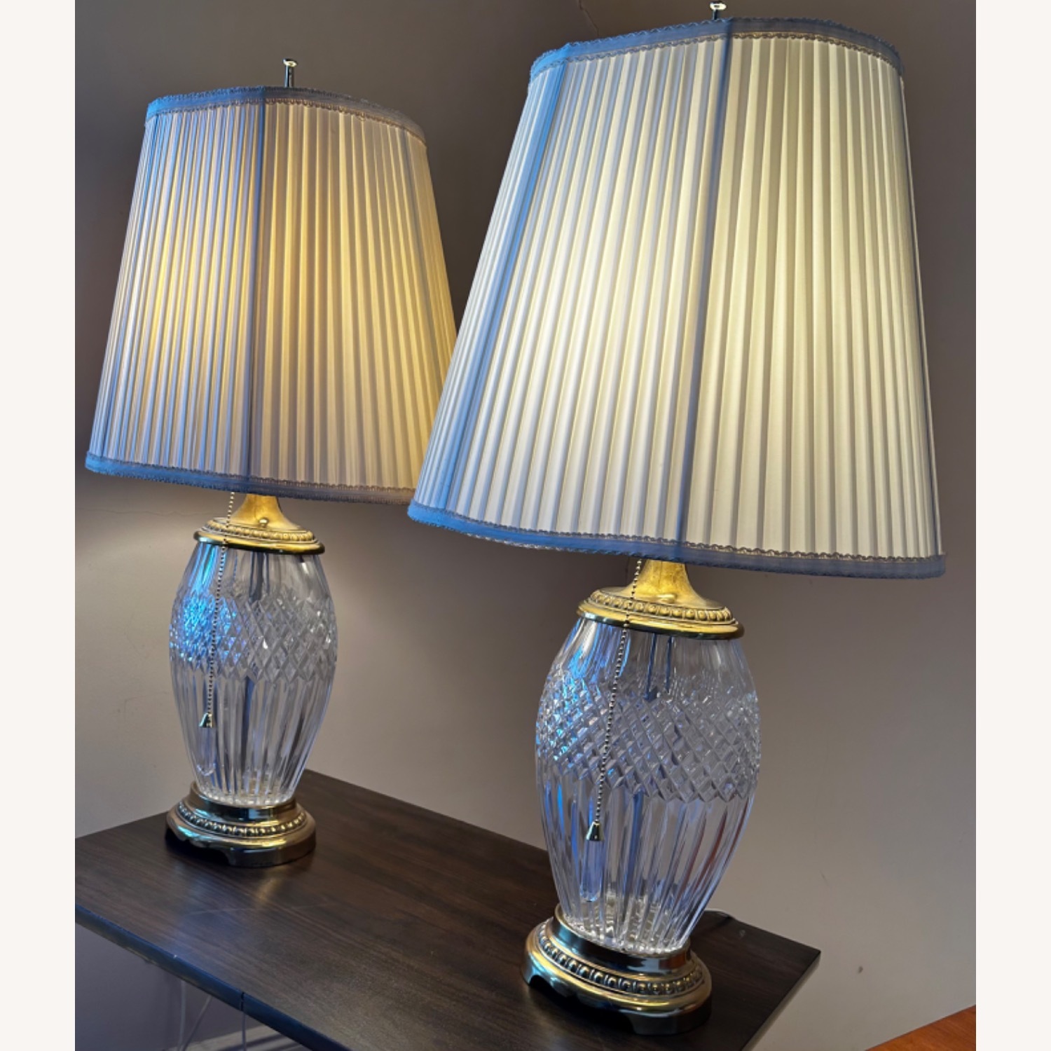 Home Goods Natural Glass Table Lamps - image-6