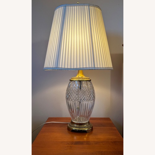 Used Home Goods Natural Glass Table Lamps for sale on AptDeco