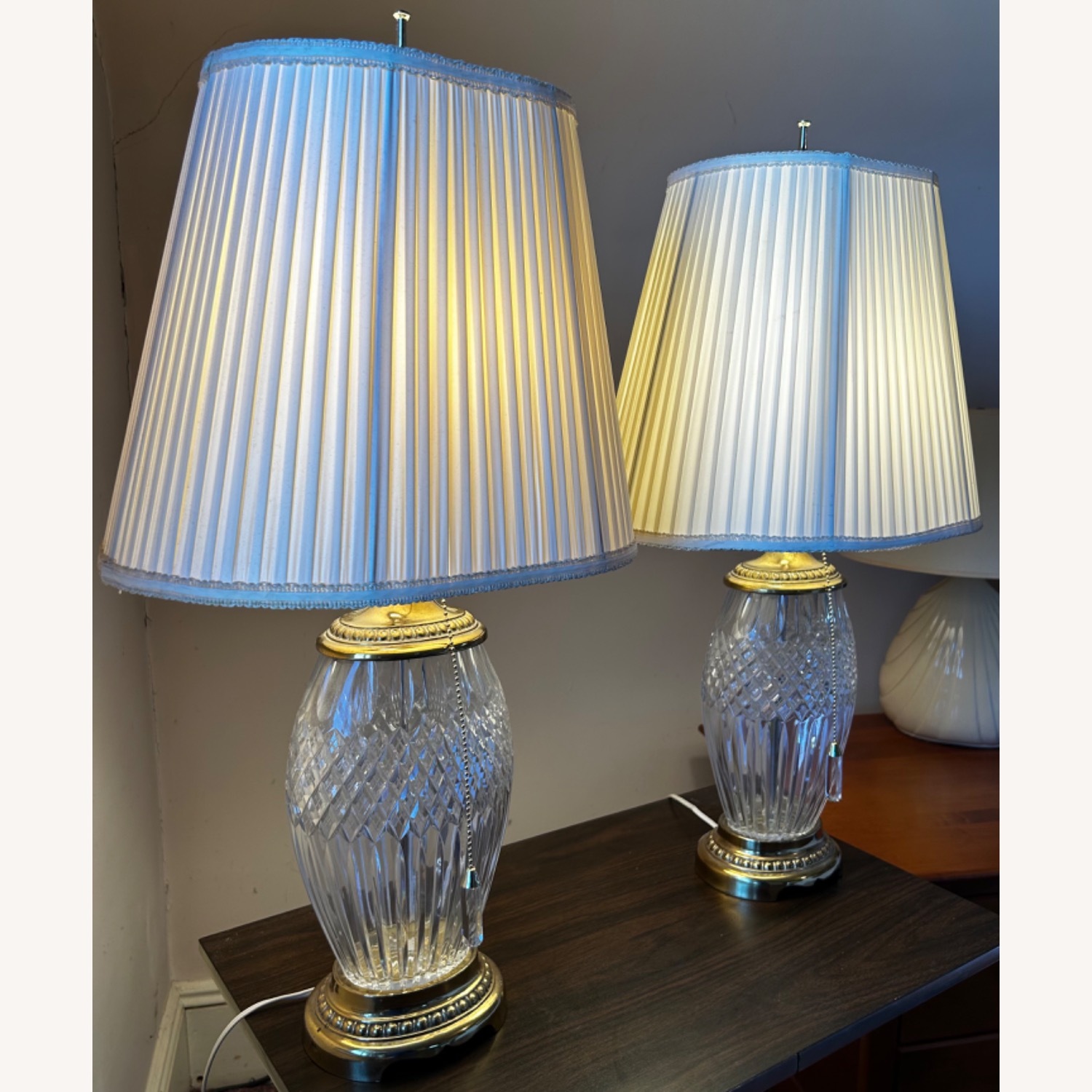 Home Goods Natural Glass Table Lamps - image-5