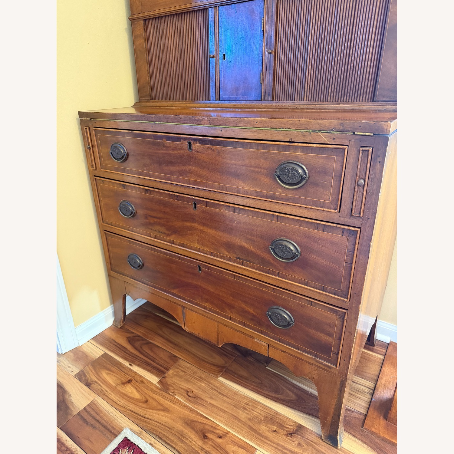 19th Cent Gothic Revival Secretary - image-2