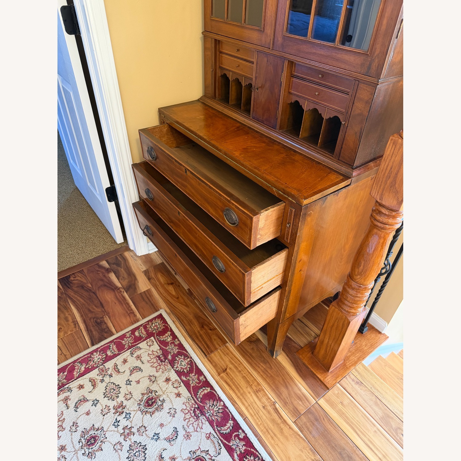 19th Cent Gothic Revival Secretary - image-12