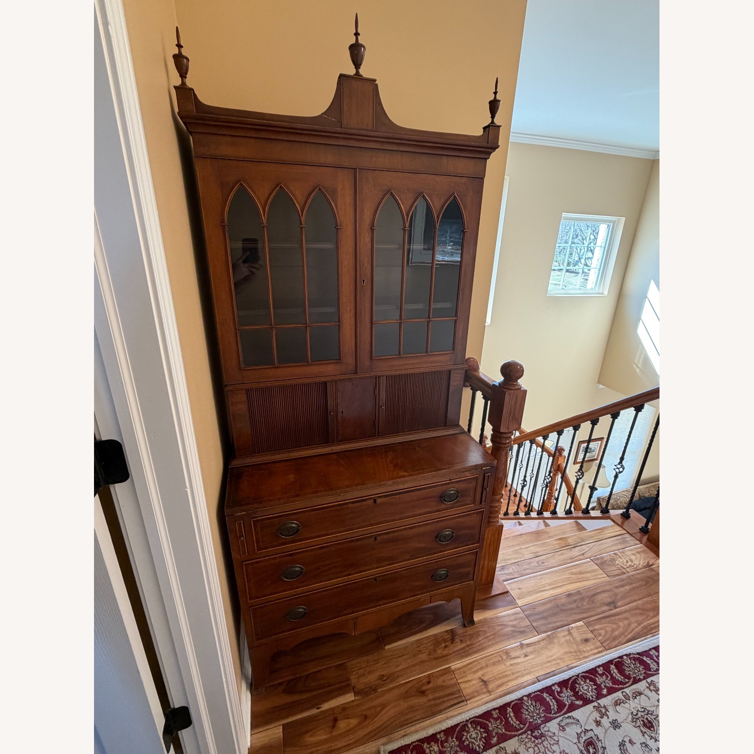 19th Cent Gothic Revival Secretary - image-7