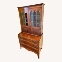 19th Cent Gothic Revival Secretary