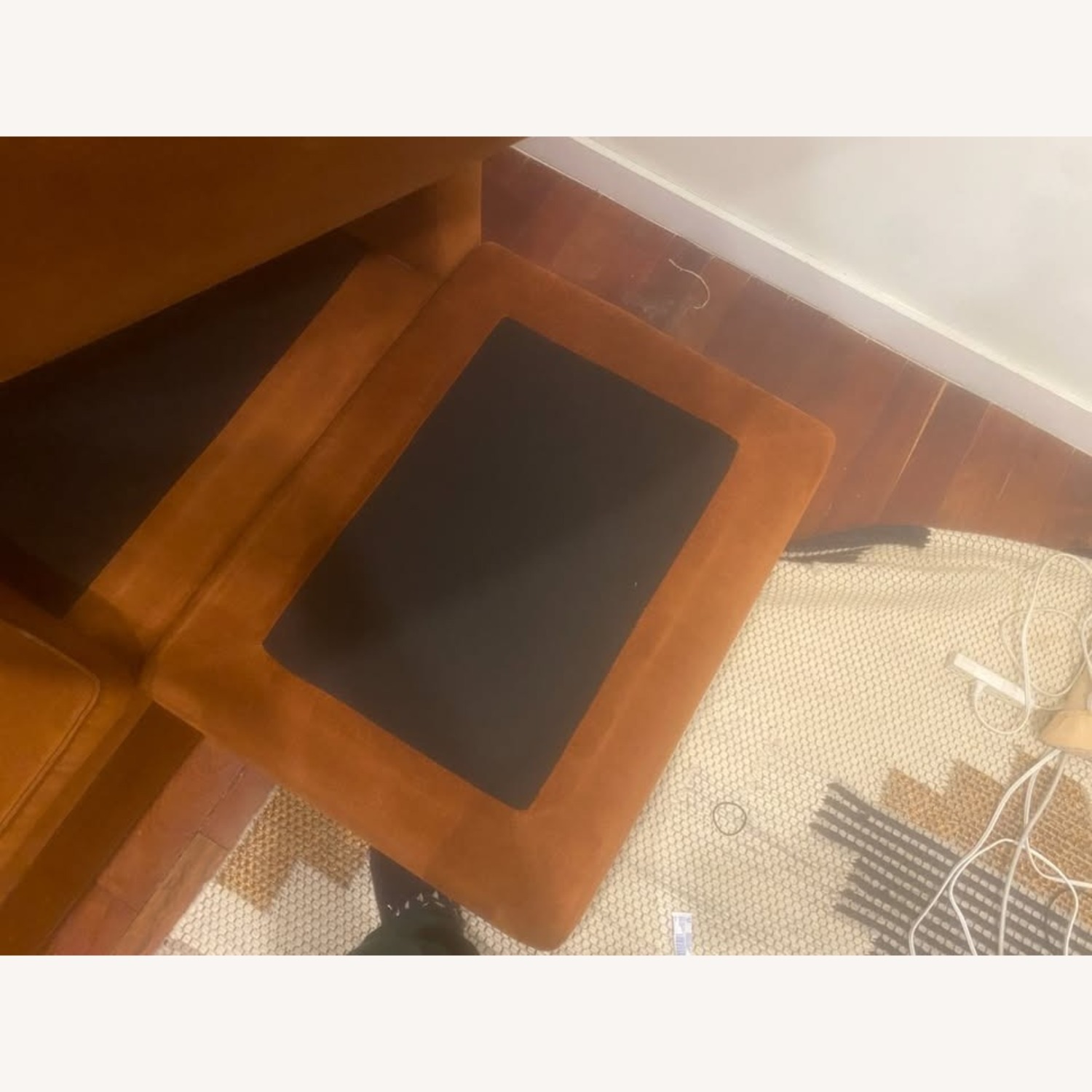 AllModern Rust Fabric Reversible Sectional - image-4