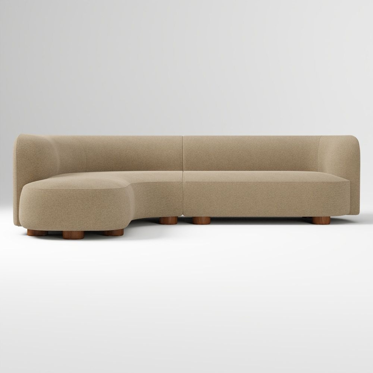 West Elm Laurent 2-Piece Wedge Chaise Sectional - image-5