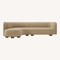West Elm Laurent 2-Piece Wedge Chaise Sectional