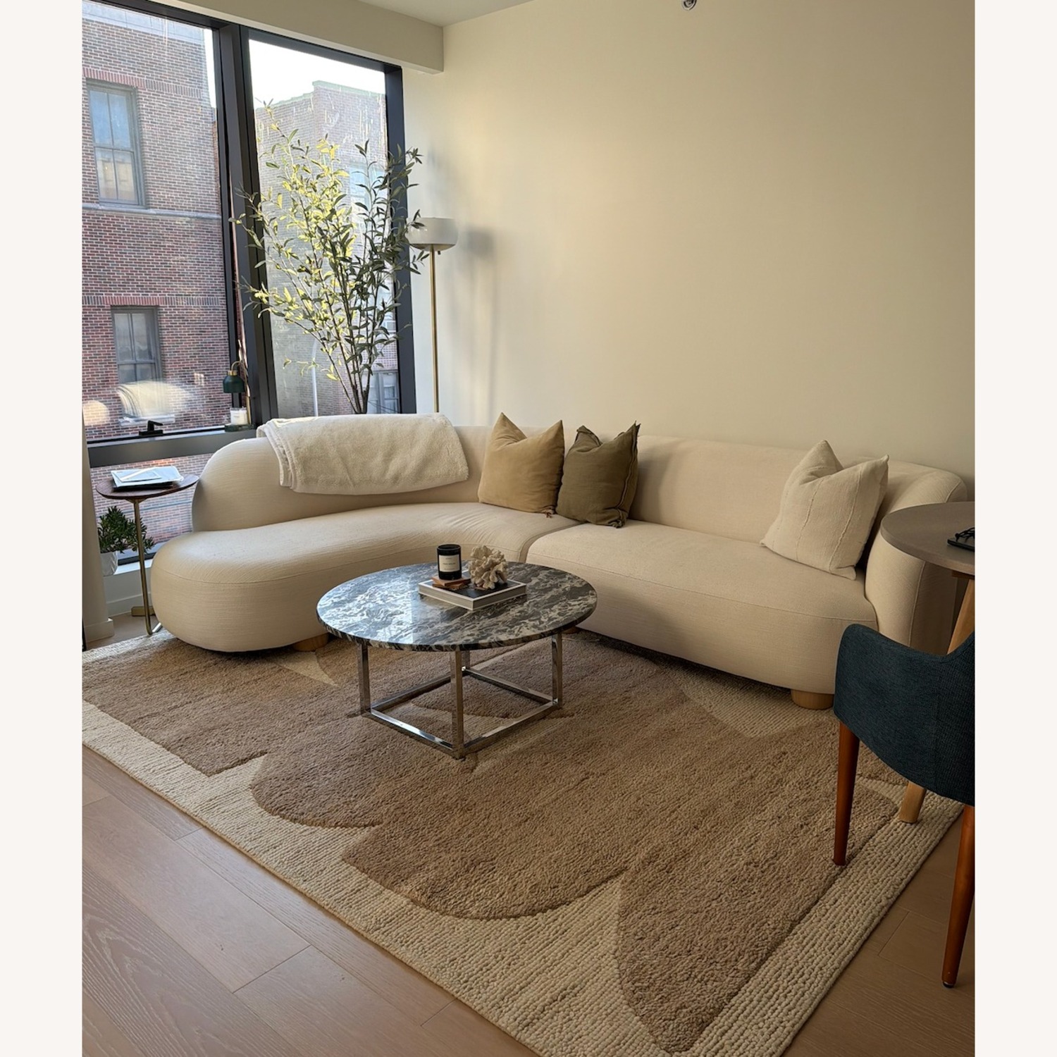 West Elm Laurent 2-Piece Wedge Chaise Sectional - image-1