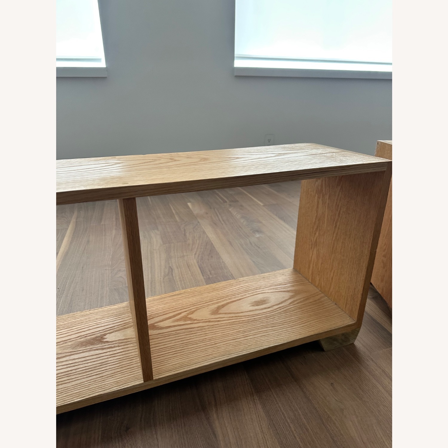 Vintage/Antique Natural Wood Media Storage - image-2