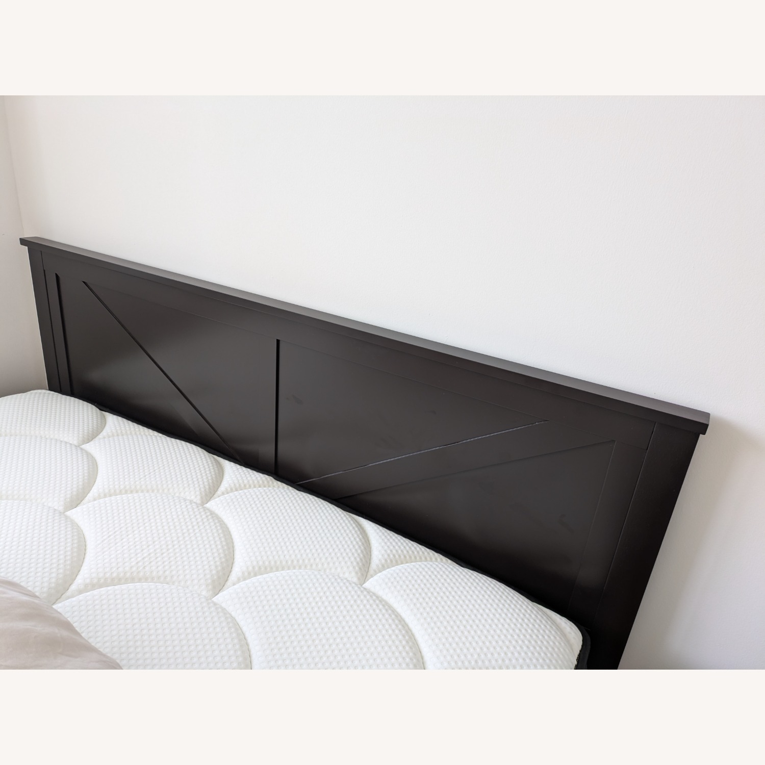 Winston Porter Dark Brown Wood Queen Bed - image-2