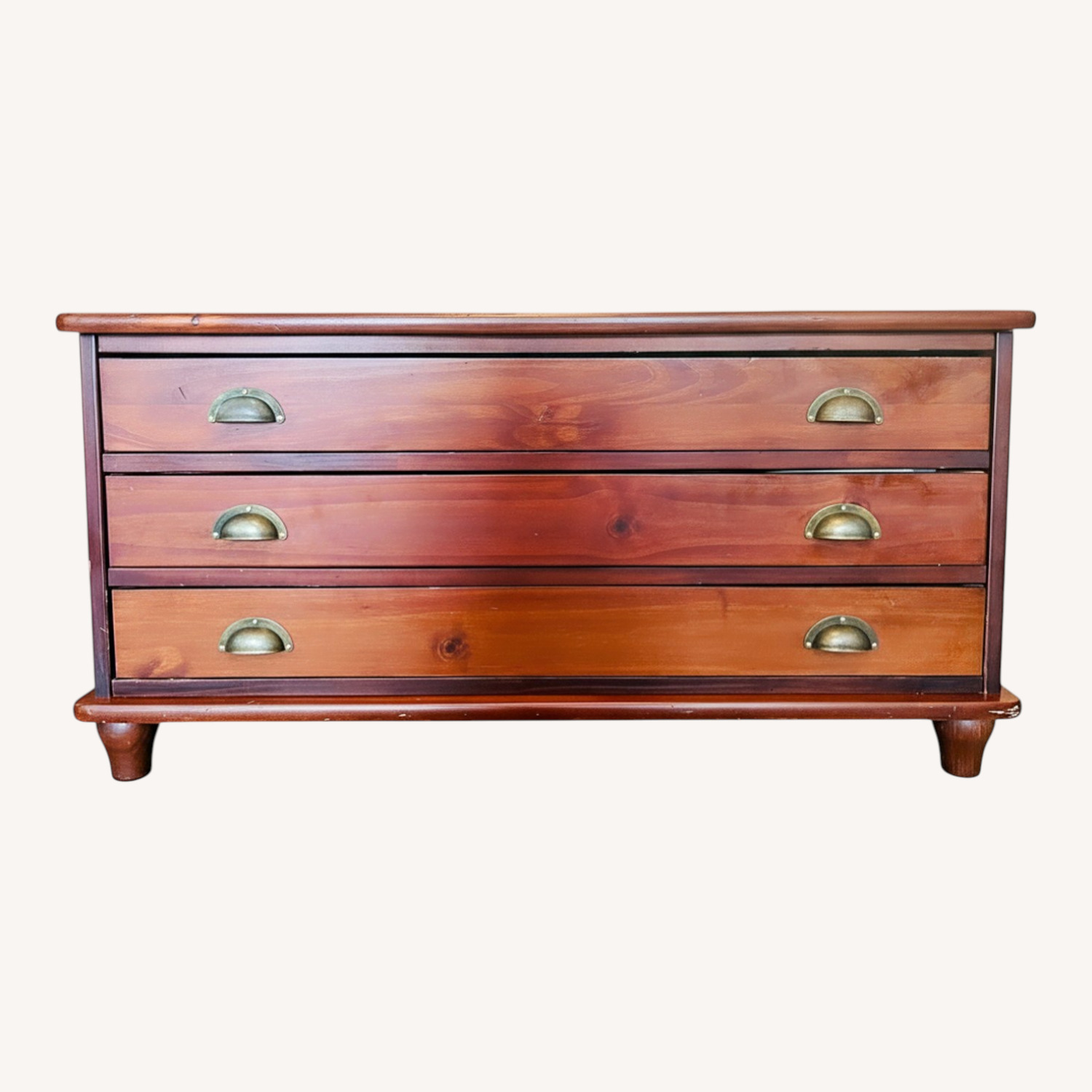 Pier 1 Anywhere Tuscan Coffee Table W Storage - 3 Drawers - image-0