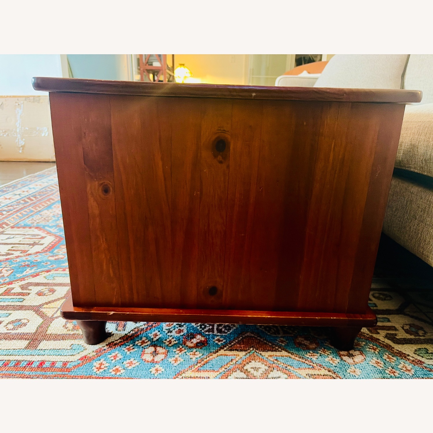 Pier 1 Anywhere Tuscan Coffee Table W Storage - 3 Drawers - image-5