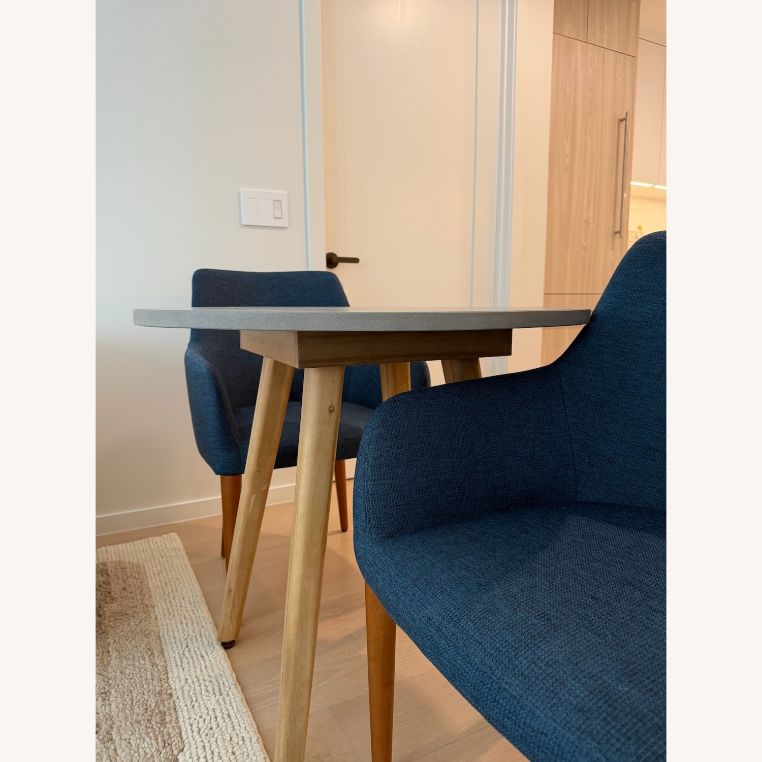 Article Light Gray Wood Dining Table - image-2