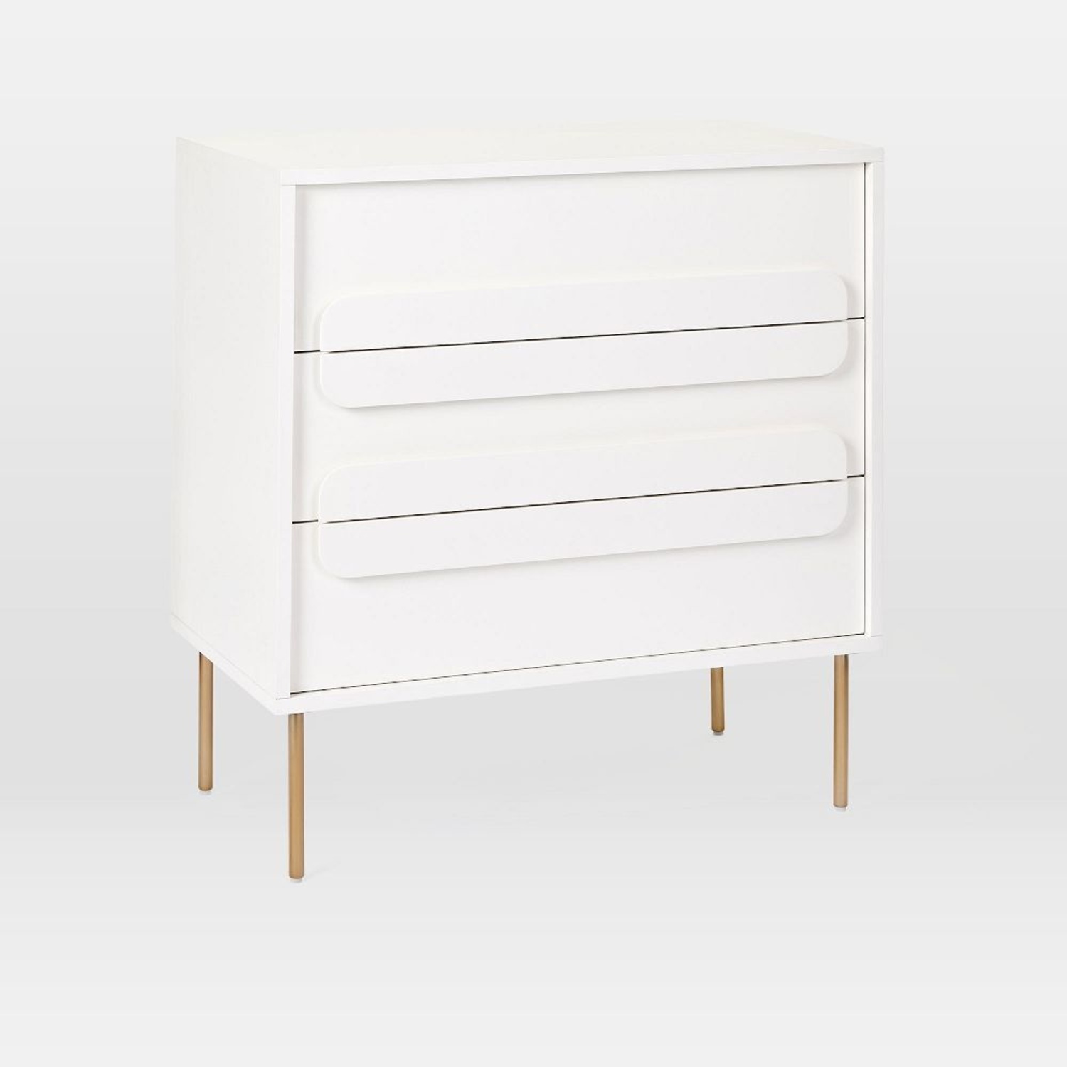 West Elm Gemini White Wood Dresser - image-6