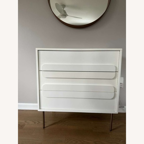 Used West Elm Gemini White Wood Dresser for sale on AptDeco
