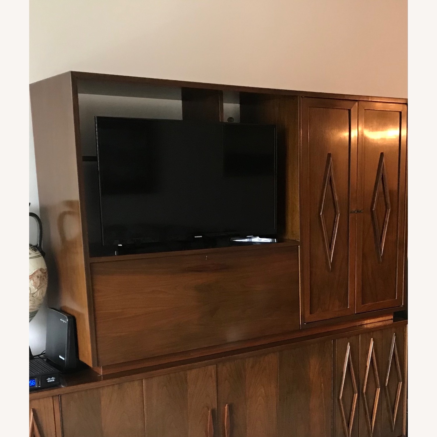 Homestyles Furniture Dark Brown Wall Unit - image-3