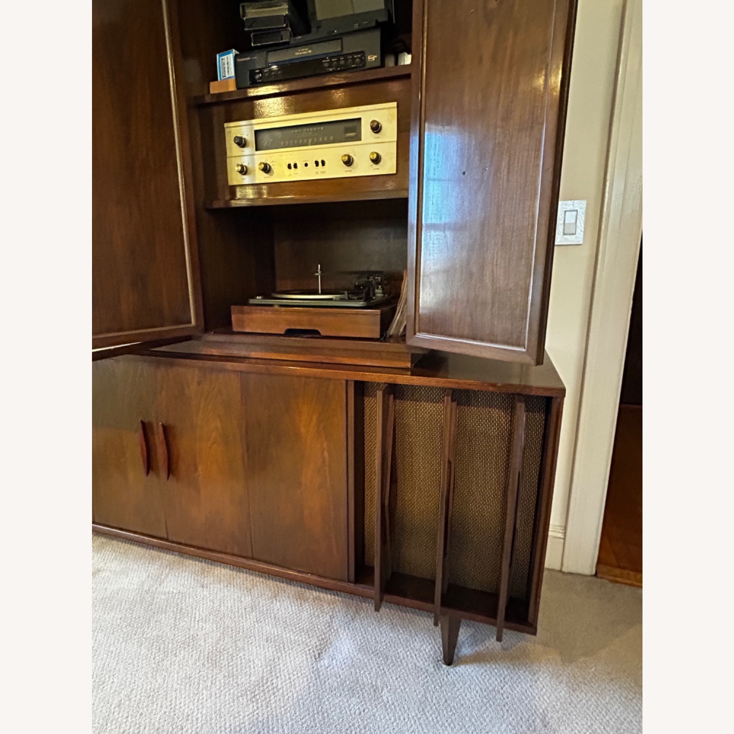 Homestyles Furniture Dark Brown Wall Unit - image-6