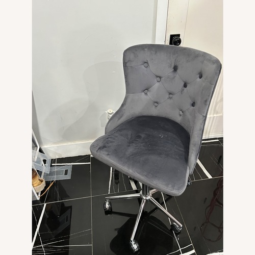 Used Light Gray Fabric Office Chair for sale on AptDeco