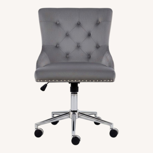 Used Light Gray Fabric Office Chair for sale on AptDeco