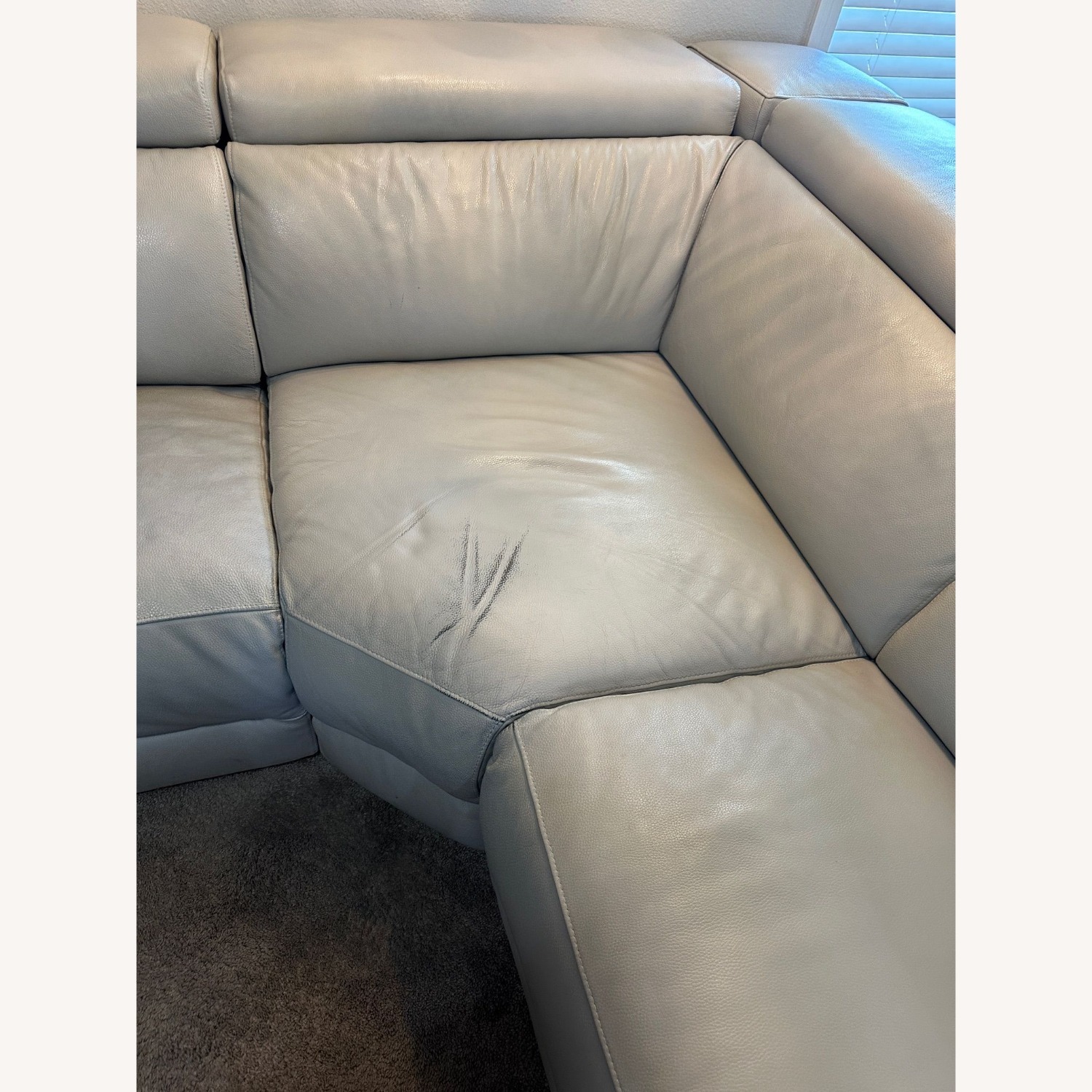 Natural Leather 5+ Piece Sectional - image-3