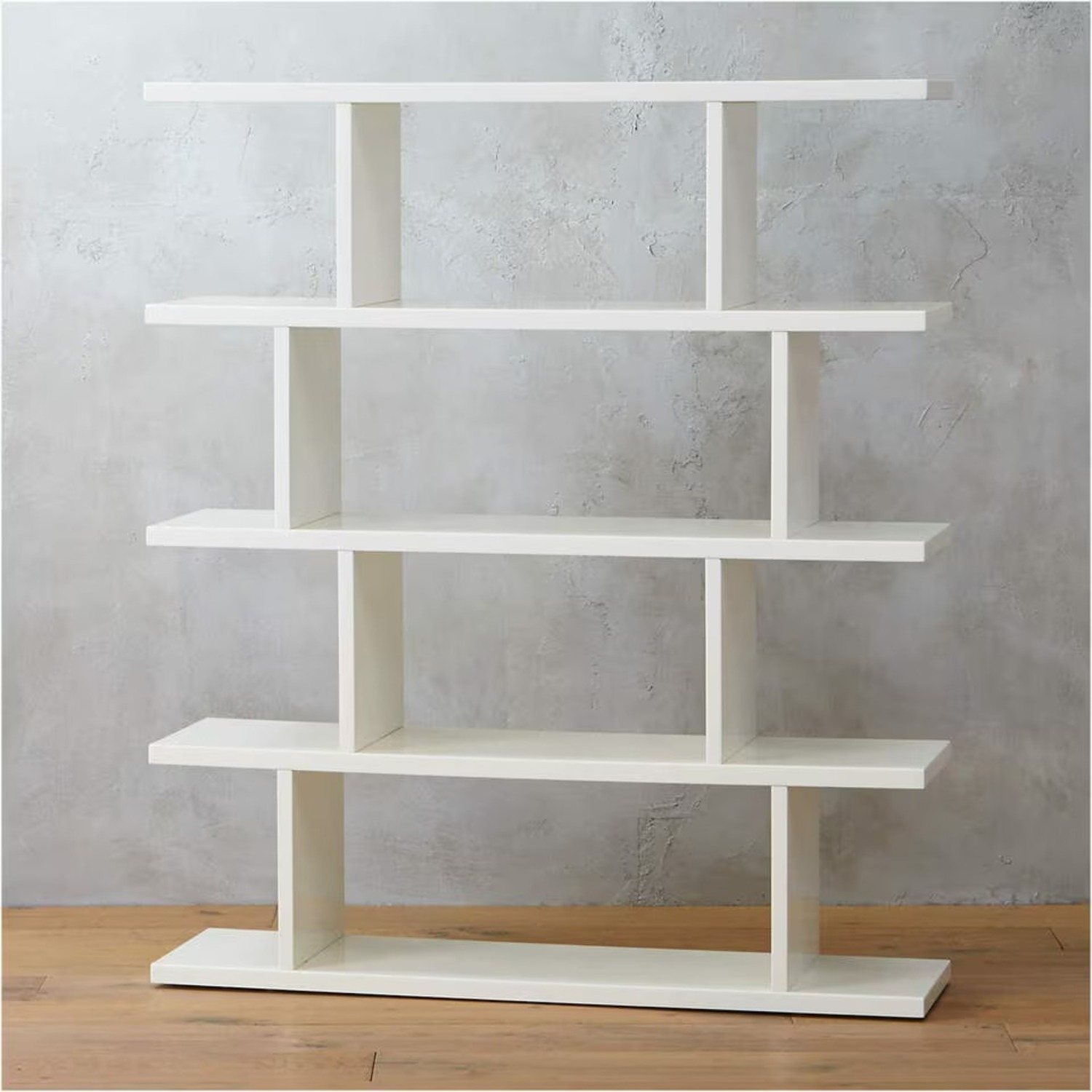 CB2 3.14 White Bookcase - image-1
