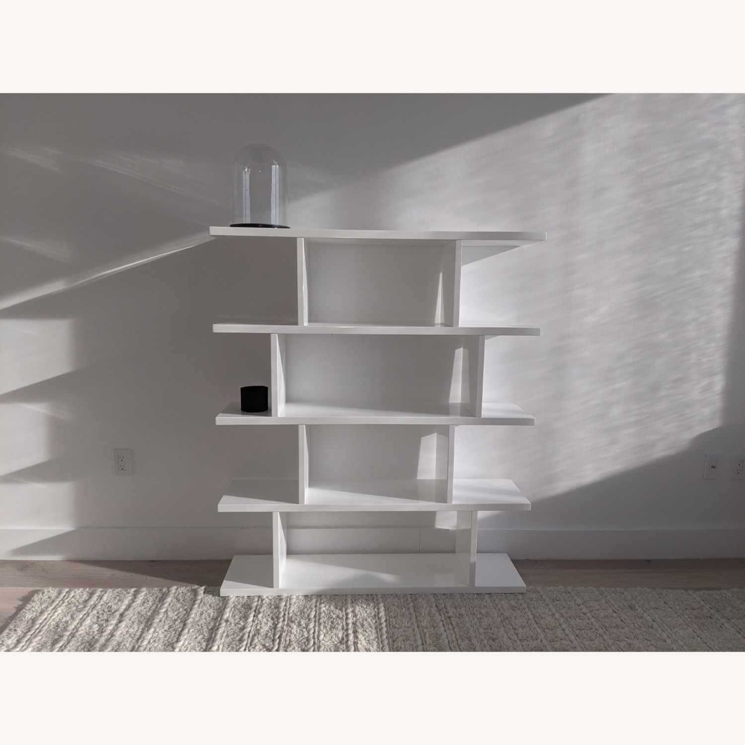 CB2 3.14 White Bookcase - image-3