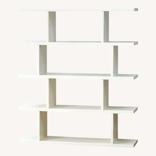 Used CB2 3.14 White Bookcase for sale on AptDeco