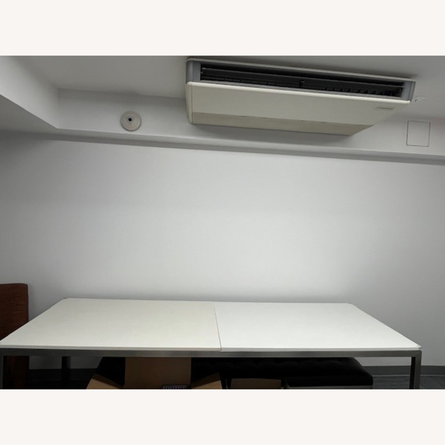 Room & Board Parsons White Quartz Dining Table 2 - image-6