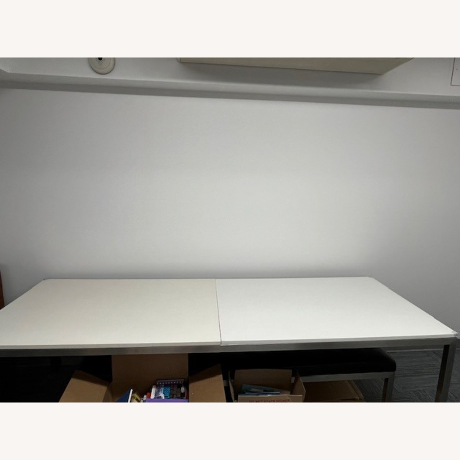 Room & Board Parsons White Quartz Dining Table 2 - image-3