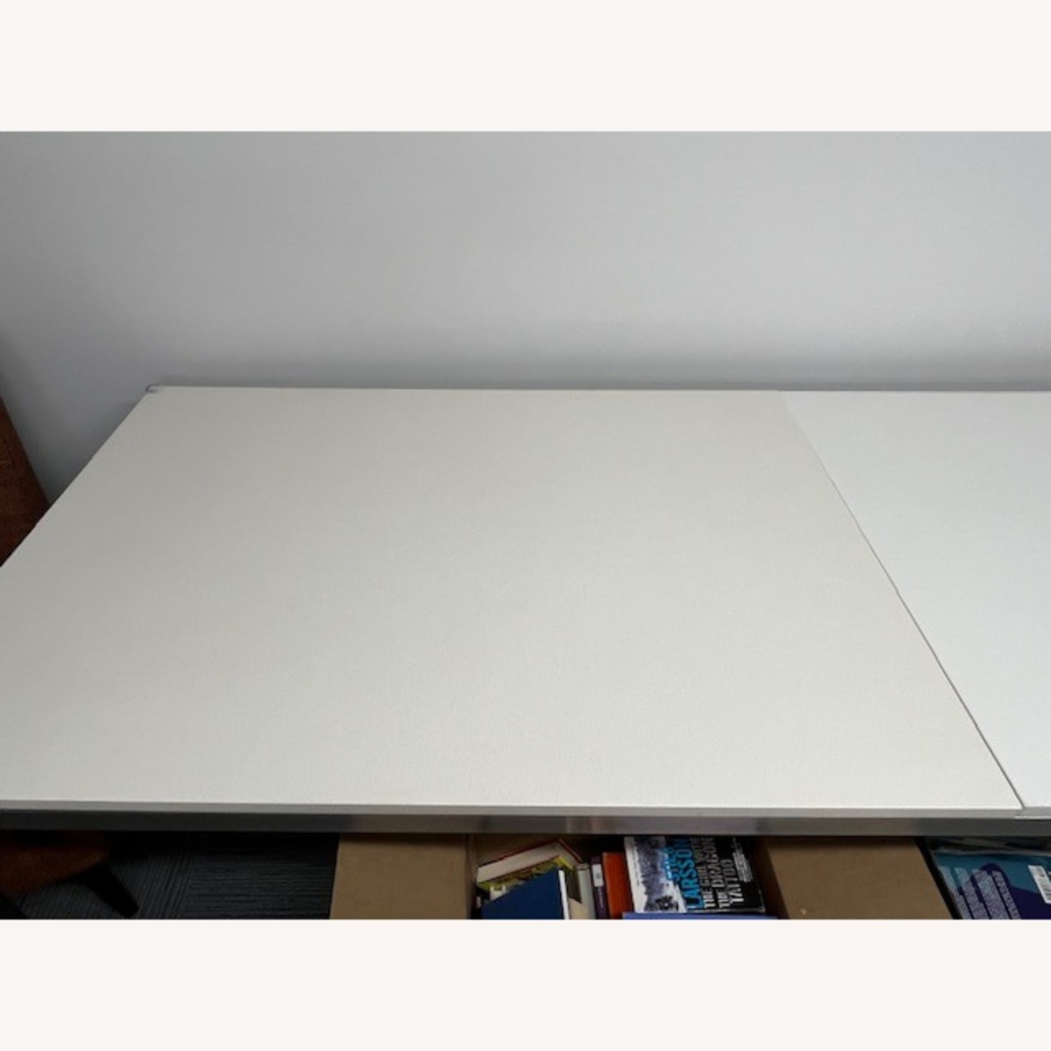 Room & Board Parsons White Quartz Dining Table 2 - image-4