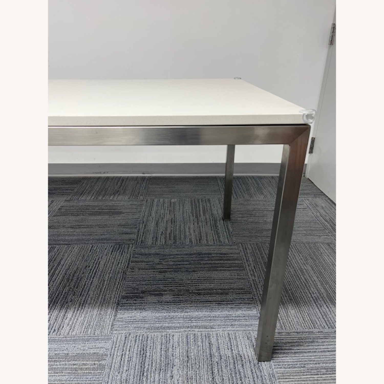 Room & Board Parsons White Quartz Dining Table 2 - image-2