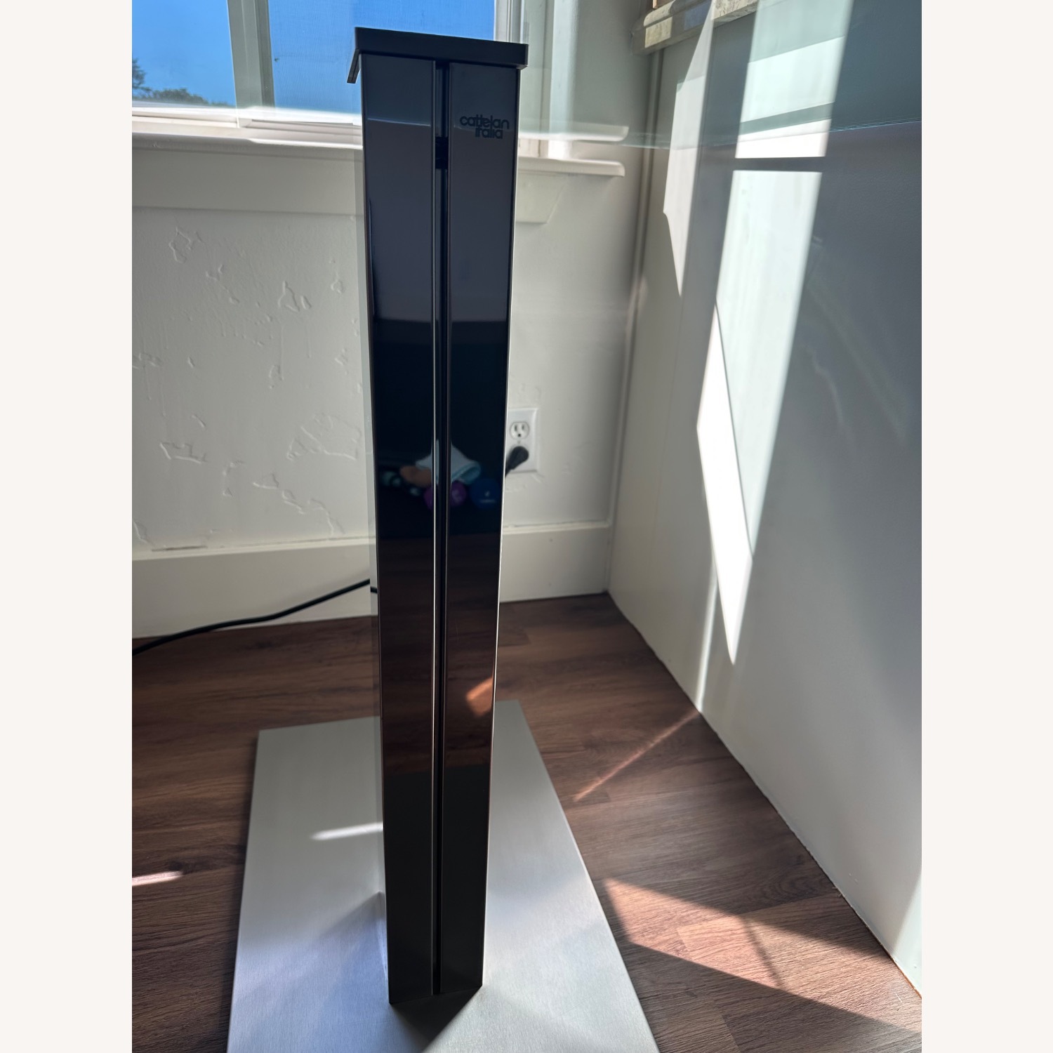 Cattelan Italia Silver Glass Dining Table - image-3