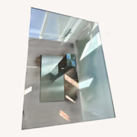 Cattelan Italia Silver Glass Dining Table