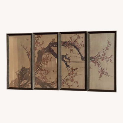 Used Kuraya 4 Panel Cherry Blossons  for sale on AptDeco