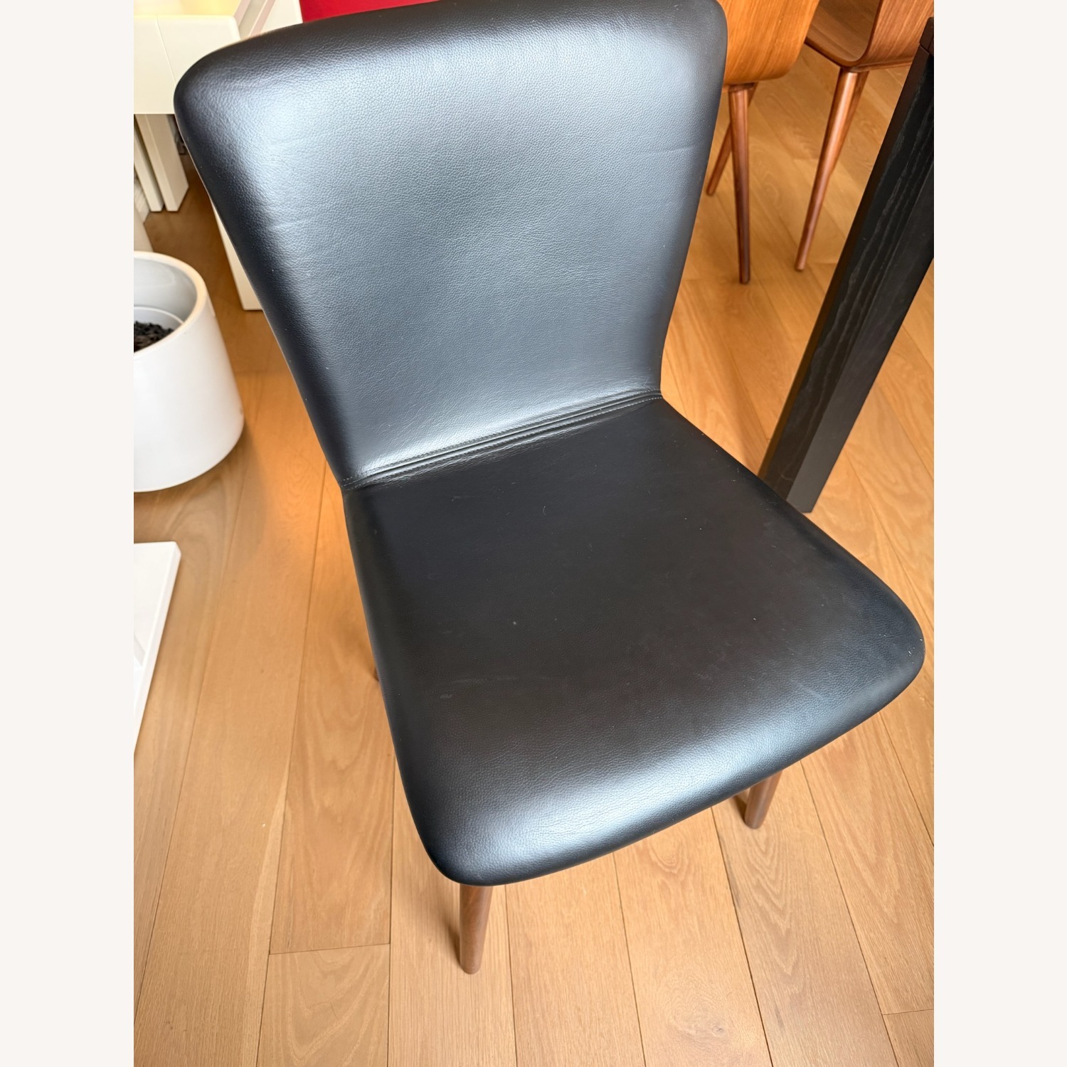 Article Black Leather Sede Dining Chairs - image-6