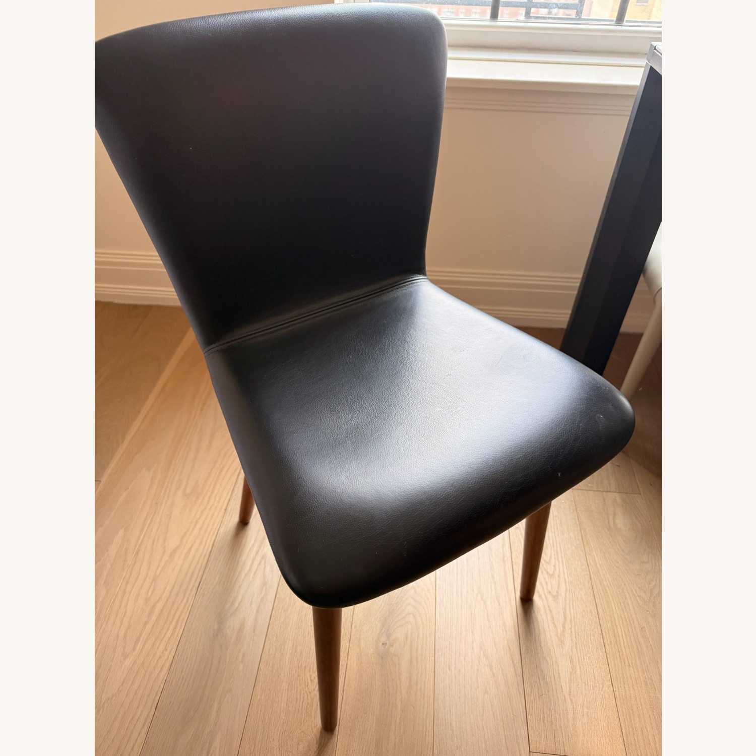 Article Black Leather Sede Dining Chairs - image-4