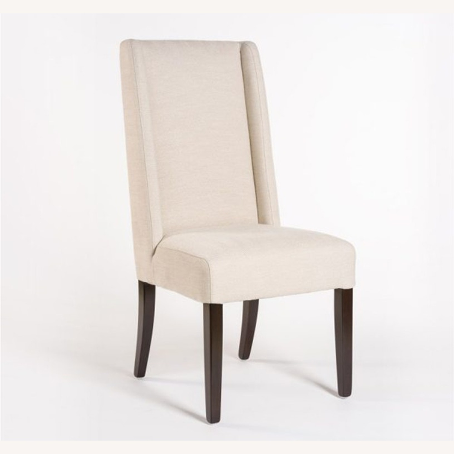West Elm Willoughby Natural Fabric Dining Chairs - image-4