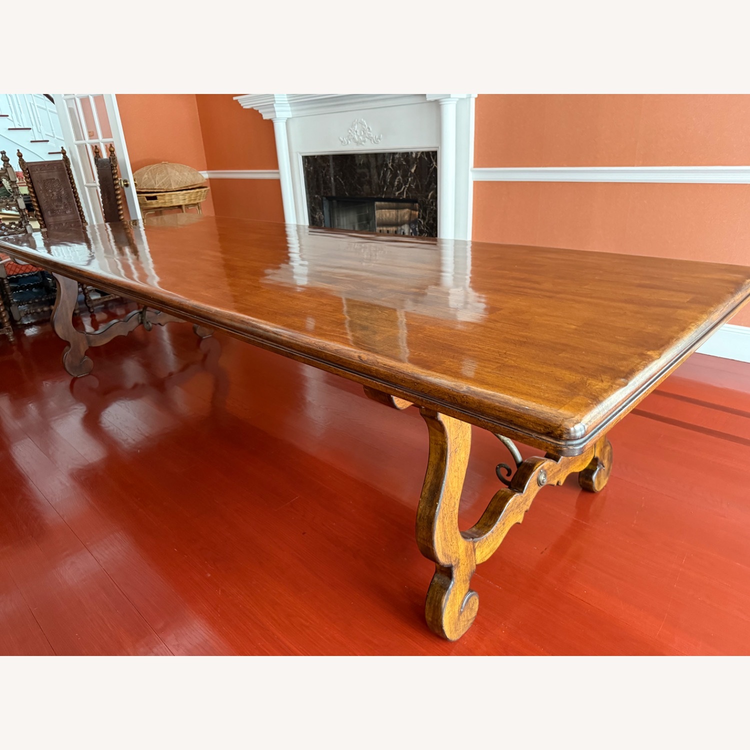 Drexel Dark Brown Wood Dining Table - image-4