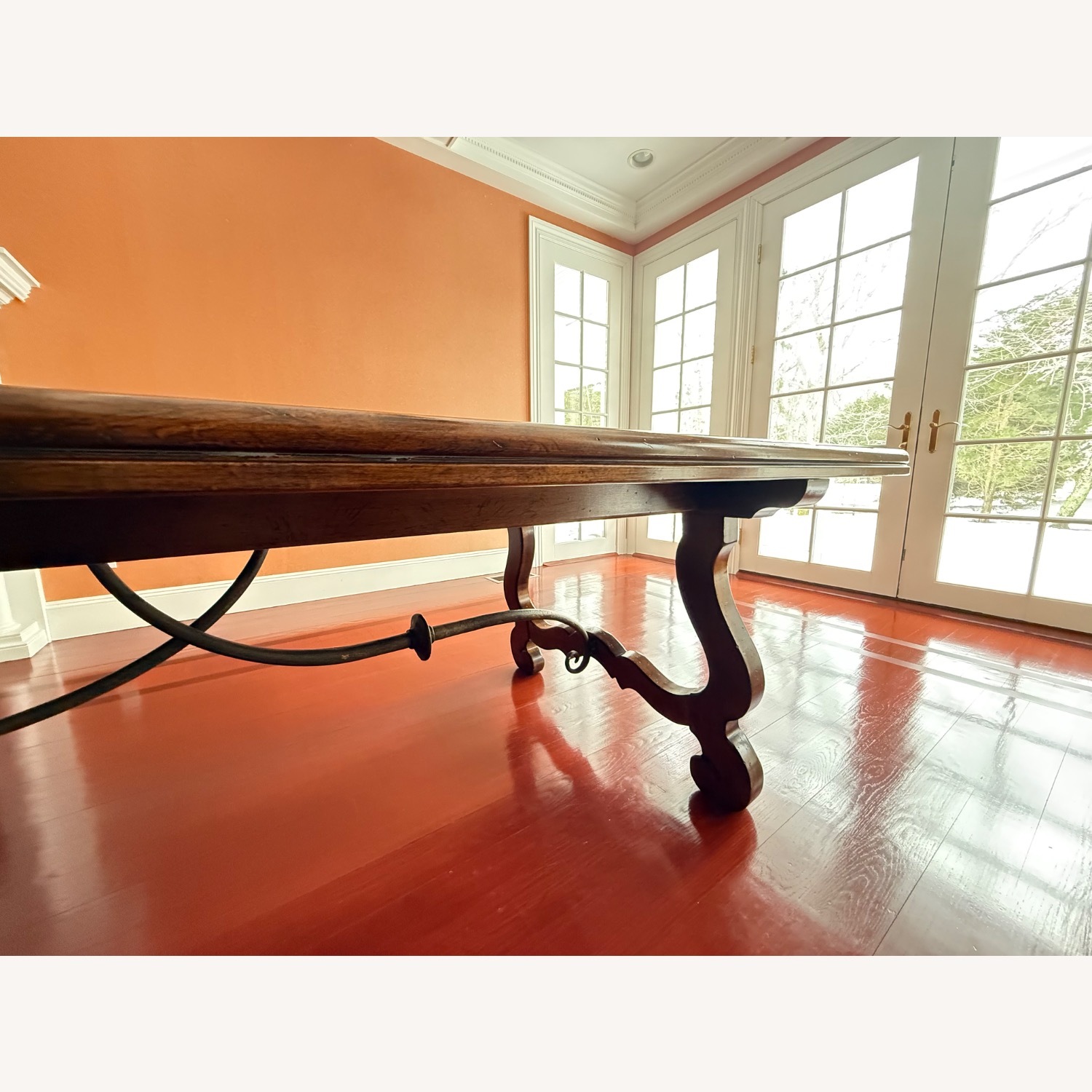 Drexel Dark Brown Wood Dining Table - image-6