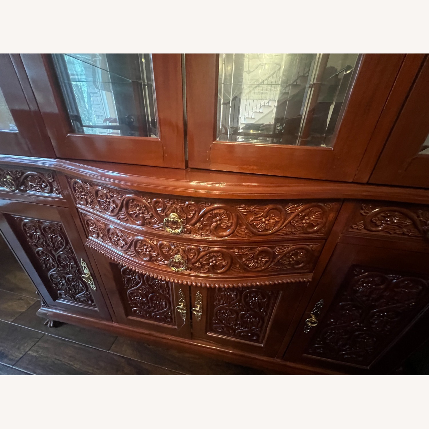 Mahogany Dining Table Set - image-4