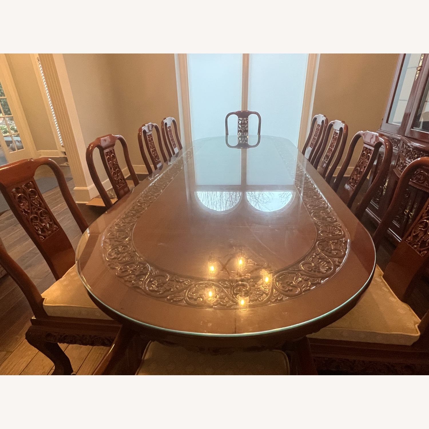 Mahogany Dining Table Set - image-6
