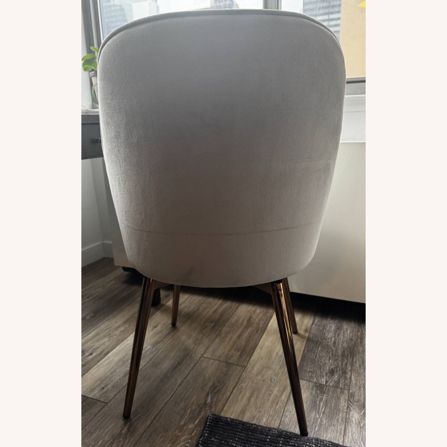 West Elm Light Gray Fabric Office Chair - image-5