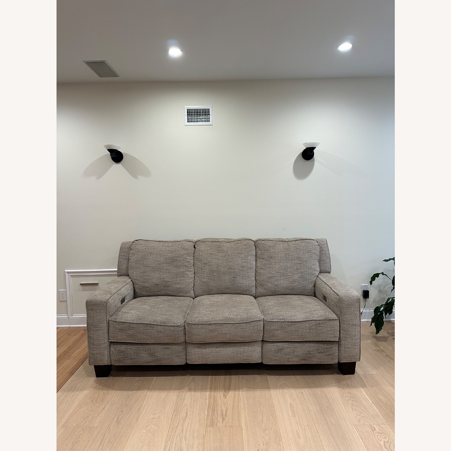 Power Reclining 3+ Seat Fabric Sofa - image-4