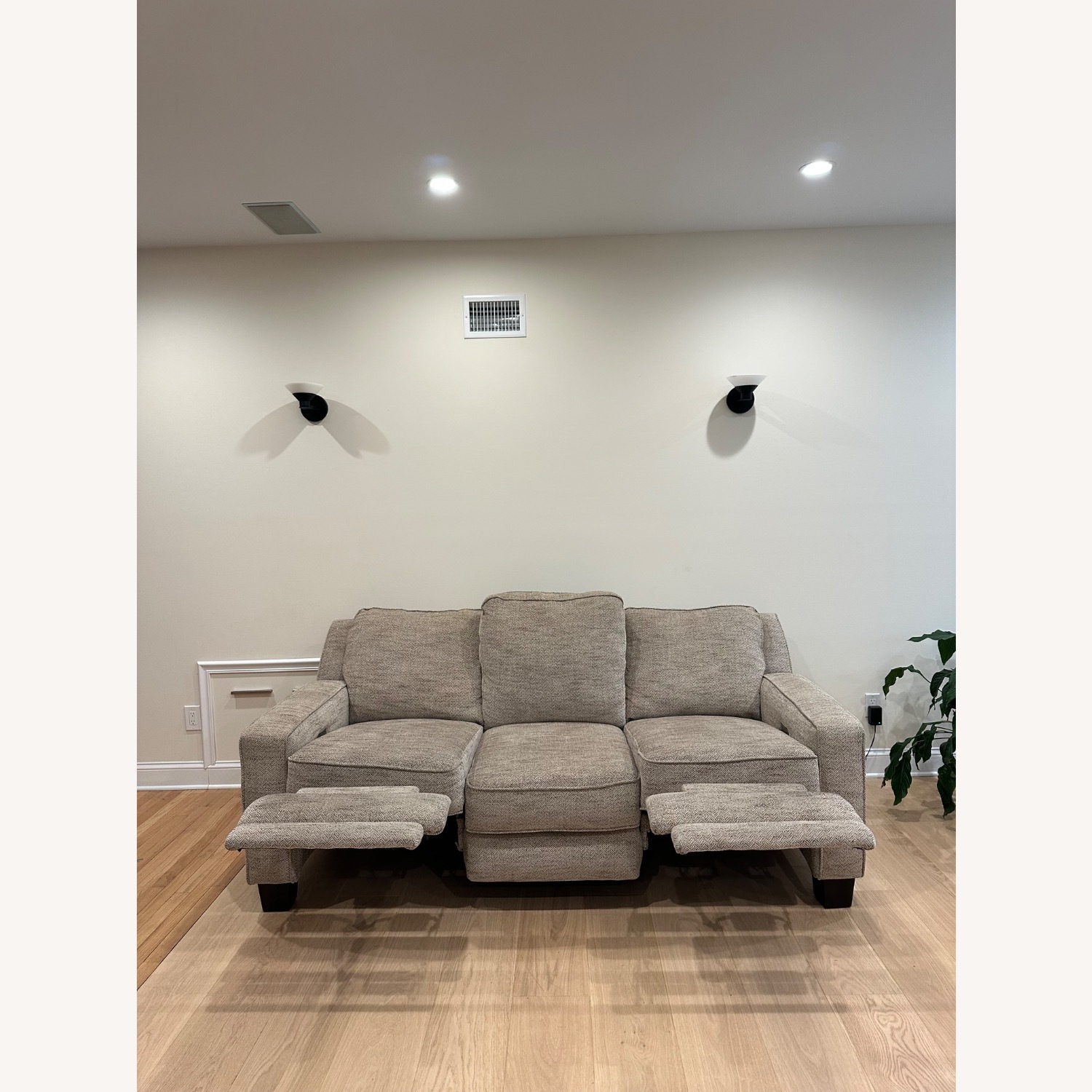 Power Reclining 3+ Seat Fabric Sofa - image-6