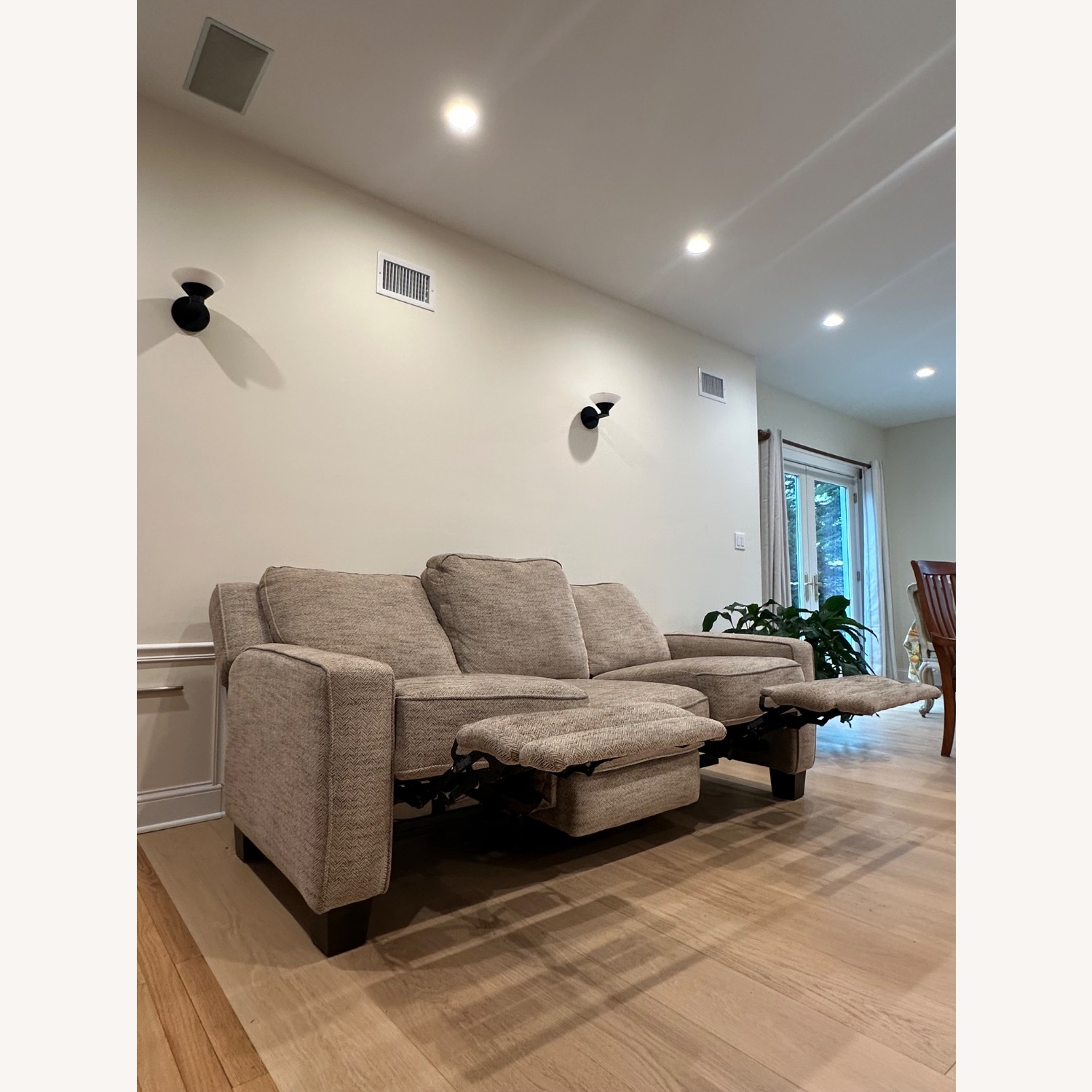 Power Reclining 3+ Seat Fabric Sofa - image-2