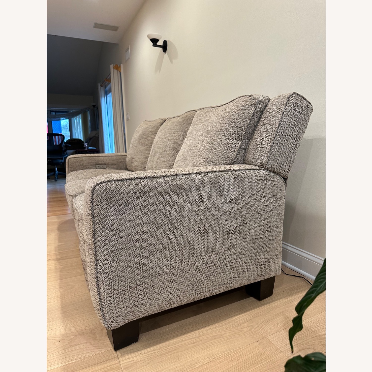 Power Reclining 3+ Seat Fabric Sofa - image-5